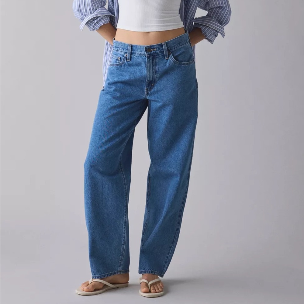 Levi's women's baggy dad jeans